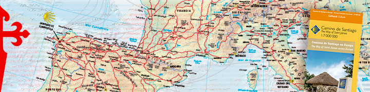 Mapas del Camino de Santiago